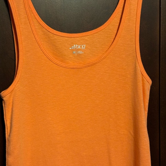 bcg Peachy/Orange/Pumpkin ? colored Tank Top gym workout or layered fall look - Picture 2 of 6